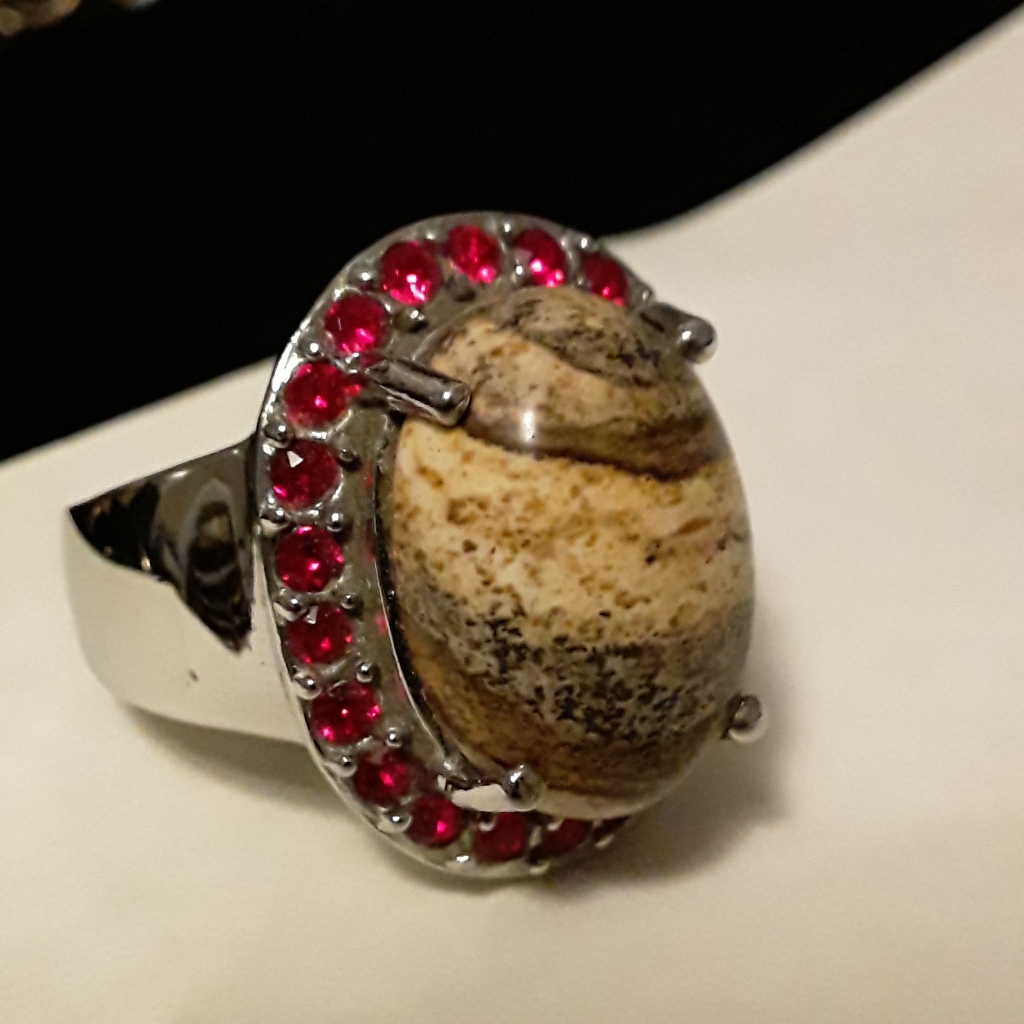 Peanut Jasper Ring